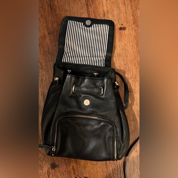 Kate Spade Black Leather Back Pack - Picture 7 of 7